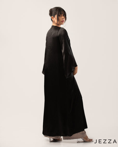 Ankle-Length Crush Satin & Polyester Three-Piece Set 61951